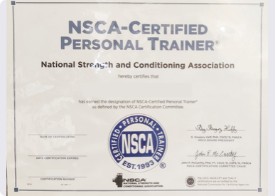 健身教练培训NSCA